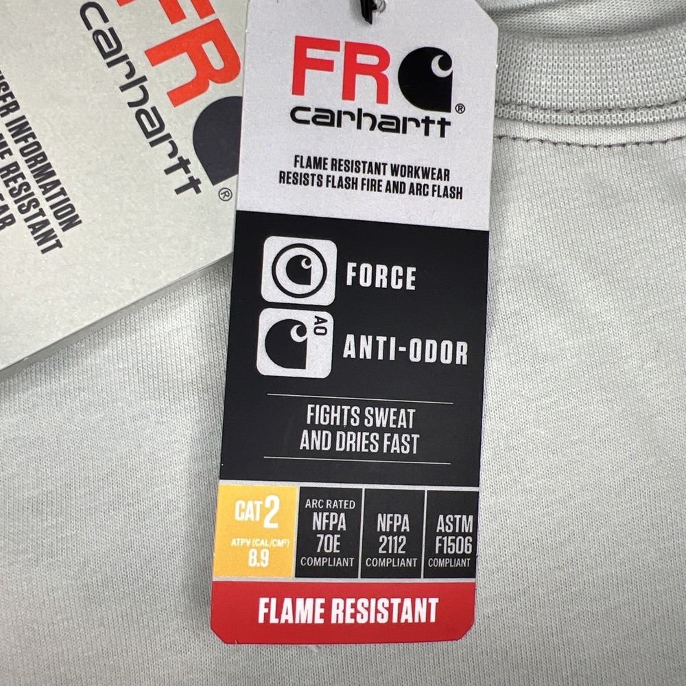 Carhartt FR Force Pocket T‑Shirt 3XL Tall Category 2 USA Fabric UFCW Made NWT - Picture 9 of 16